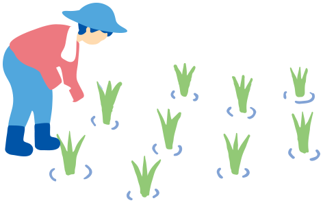 農家さんのイラスト